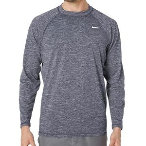 Nike Men's UPF 40+ Long Sleeve Rashguard Swim Tee